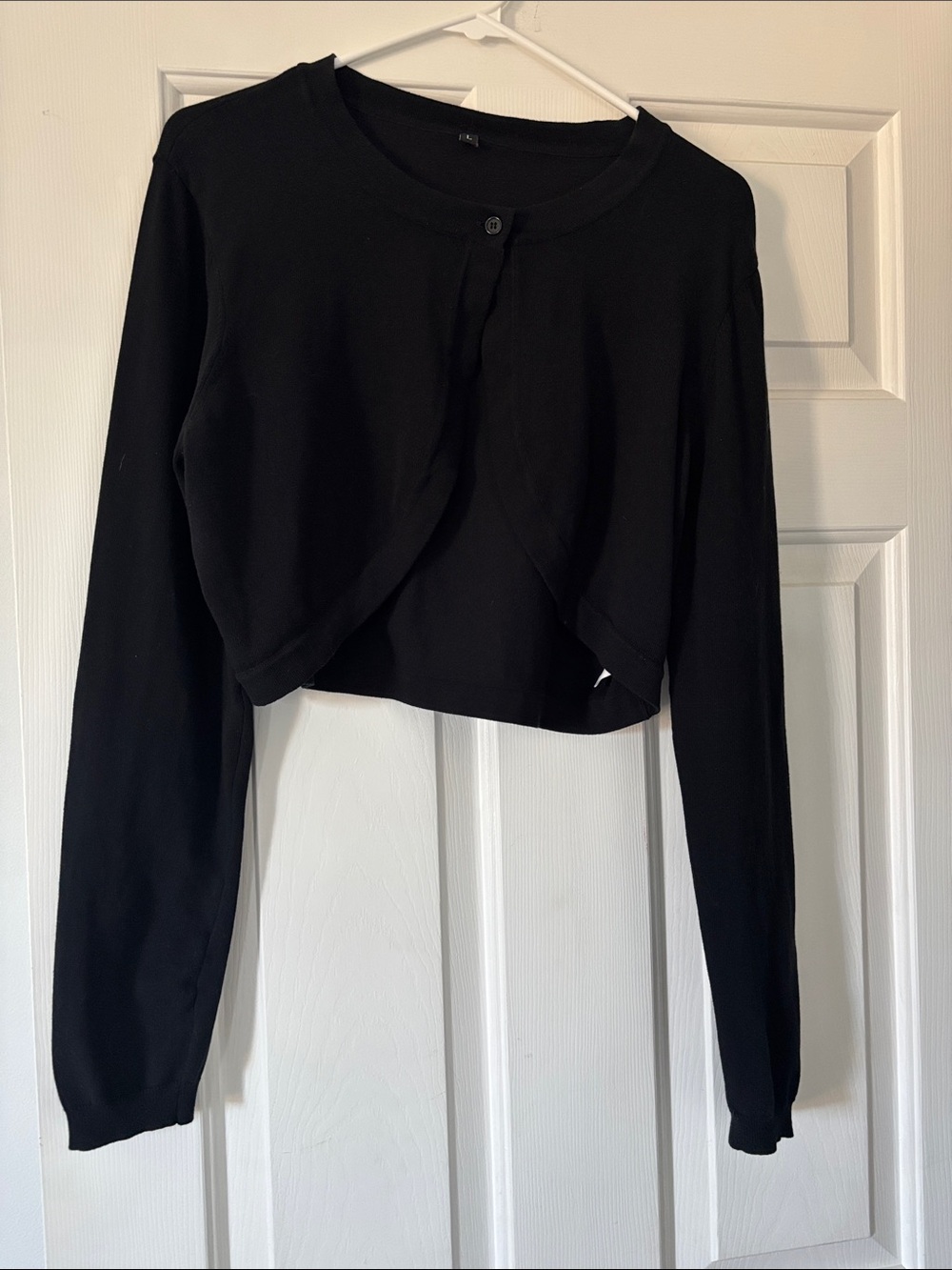 Bolero style black cardigan